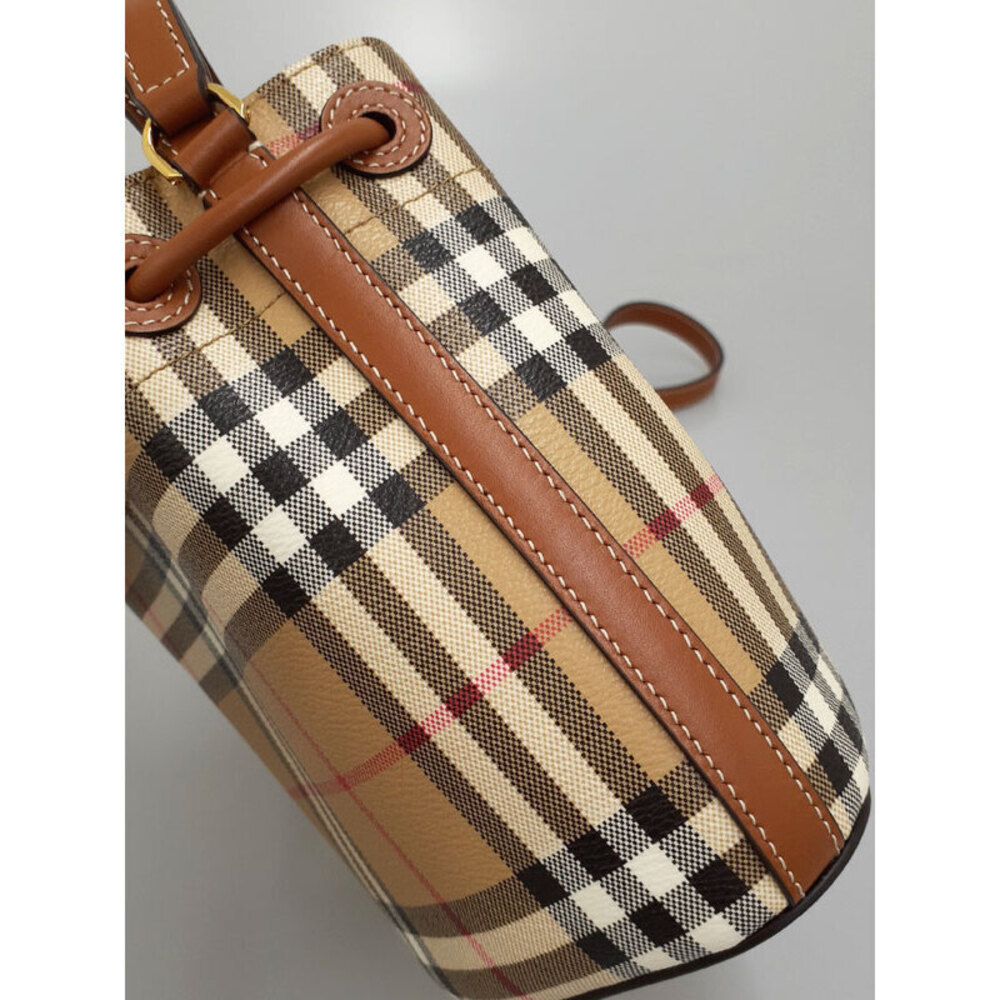 Burberry Check Bucket Bag Shoulder - Picture 8 of 9